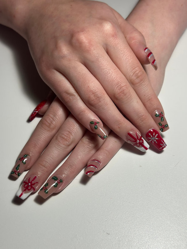 christmas nail set