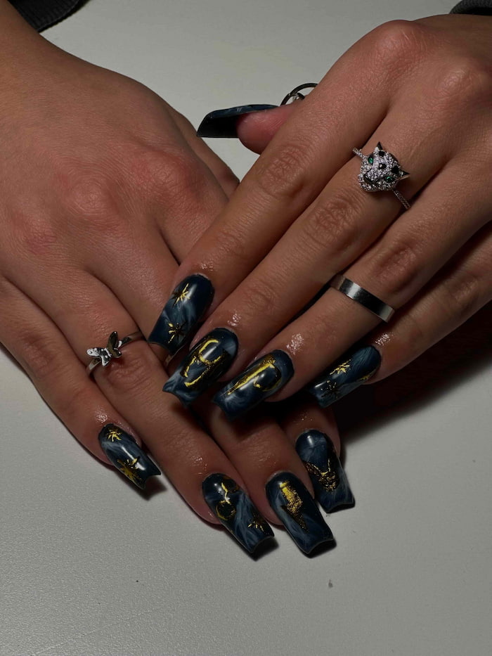 harry potter nail set